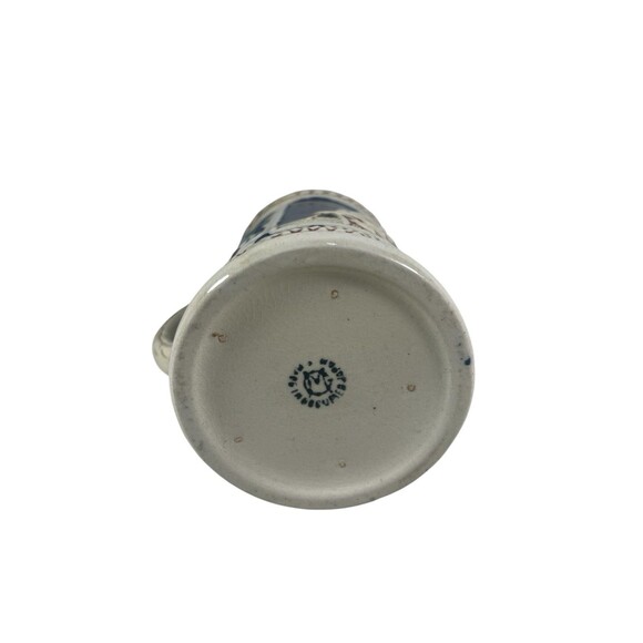 VTG Beer Stein Mug Made in Occupied Japan German Style Hand Painted Artwork 7" T - Picture 9 of 9